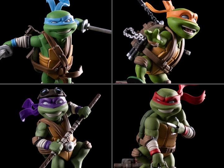 Teenage Mutant Ninja Turtles Q-Fig Set of 4 Figures Gallery Image 1