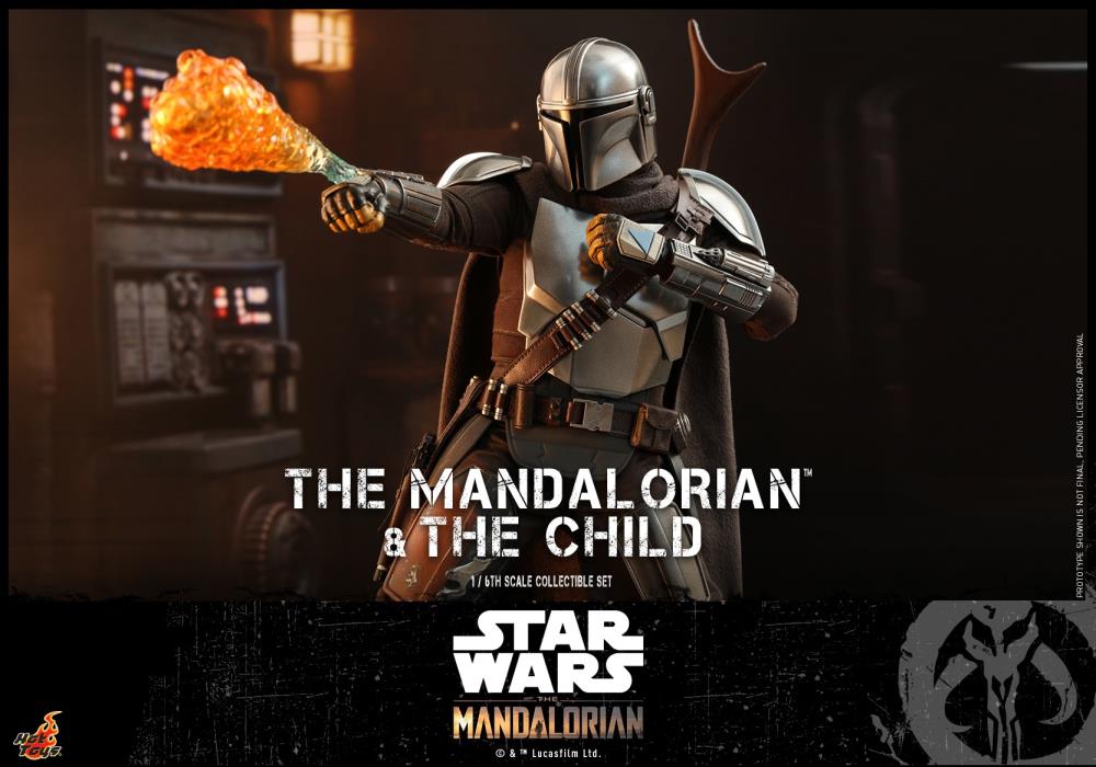 The Mandalorian TMS014 The Mandalorian & The Child 1/6 Scale Collectible Figure Gallery Image 12