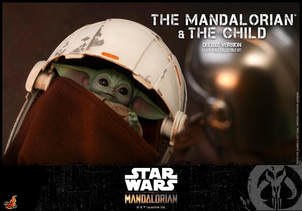 The Mandalorian TMS015 The Mandalorian & The Child (Deluxe Ver.) 1/6 Scale Collectible Figure Gallery Image 15