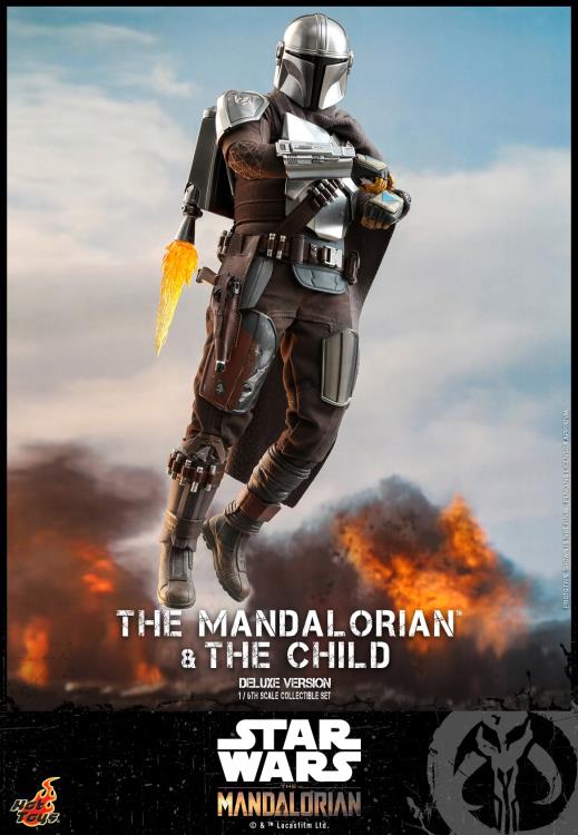 The Mandalorian TMS015 The Mandalorian & The Child (Deluxe Ver.) 1/6 Scale Collectible Figure Gallery Image 6