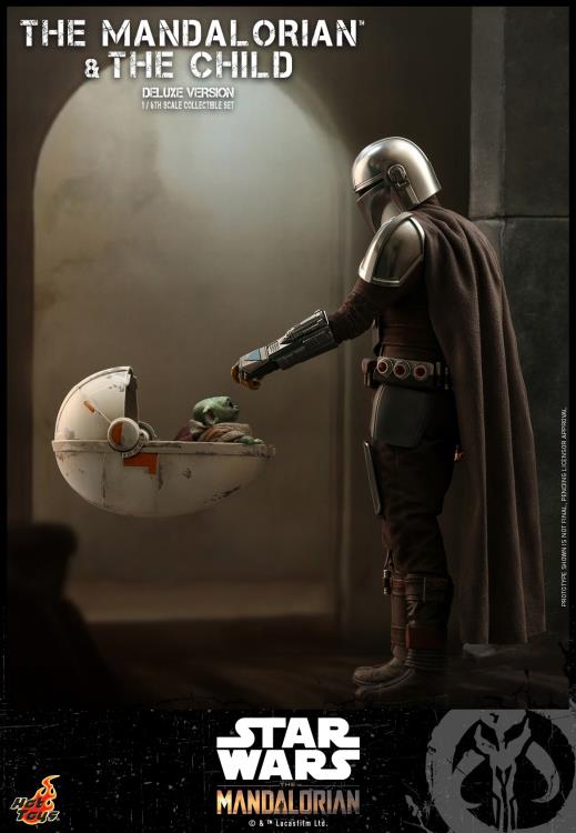 The Mandalorian TMS015 The Mandalorian & The Child (Deluxe Ver.) 1/6 Scale Collectible Figure Gallery Image 3
