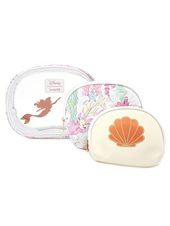 The Little Mermaid Ariel Rose Gold Cosmetic 3 Piece Set Gallery Image 2