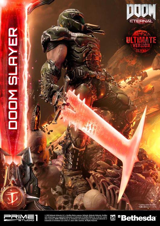 DOOM Eternal Ultimate Museum Masterline Doom Slayer (Ultimate Ver.) 1/3 Scale Statue Gallery Image 10