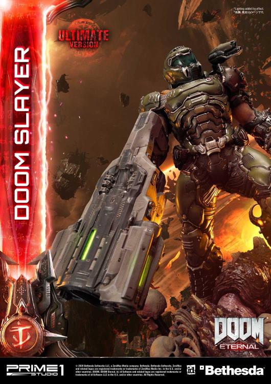 DOOM Eternal Ultimate Museum Masterline Doom Slayer (Ultimate Ver.) 1/3 Scale Statue Gallery Image 9