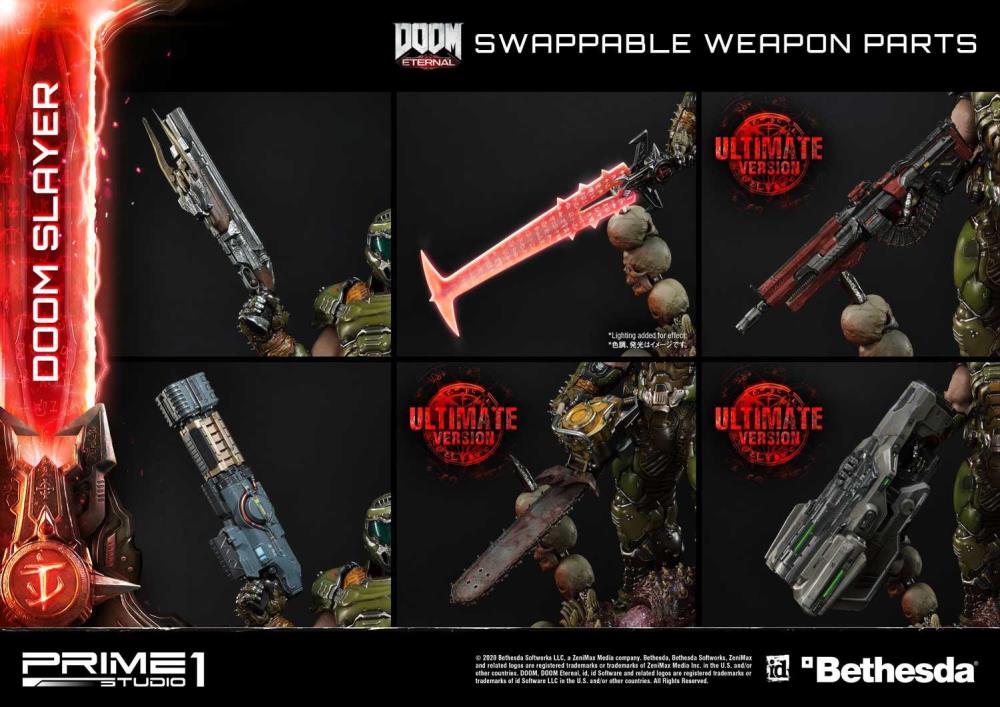 DOOM Eternal Ultimate Museum Masterline Doom Slayer (Ultimate Ver.) 1/3 Scale Statue Gallery Image 14