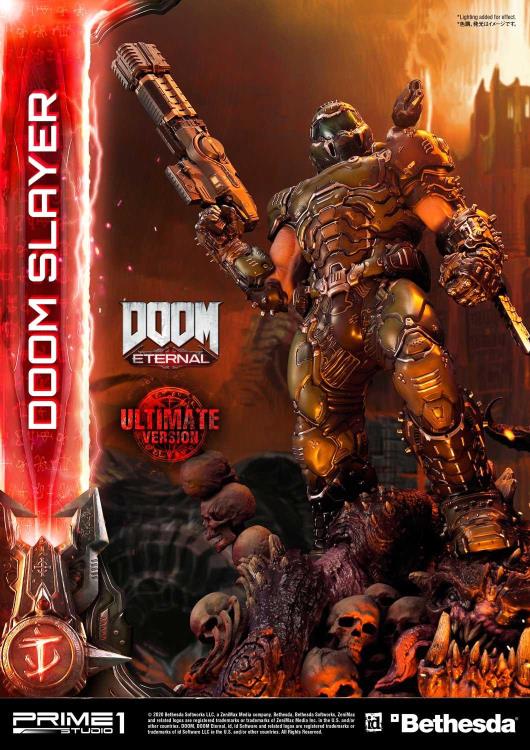 DOOM Eternal Ultimate Museum Masterline Doom Slayer (Ultimate Ver.) 1/3 Scale Statue Gallery Image 8