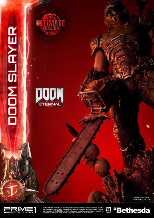 DOOM Eternal Ultimate Museum Masterline Doom Slayer (Ultimate Ver.) 1/3 Scale Statue Gallery Image 11