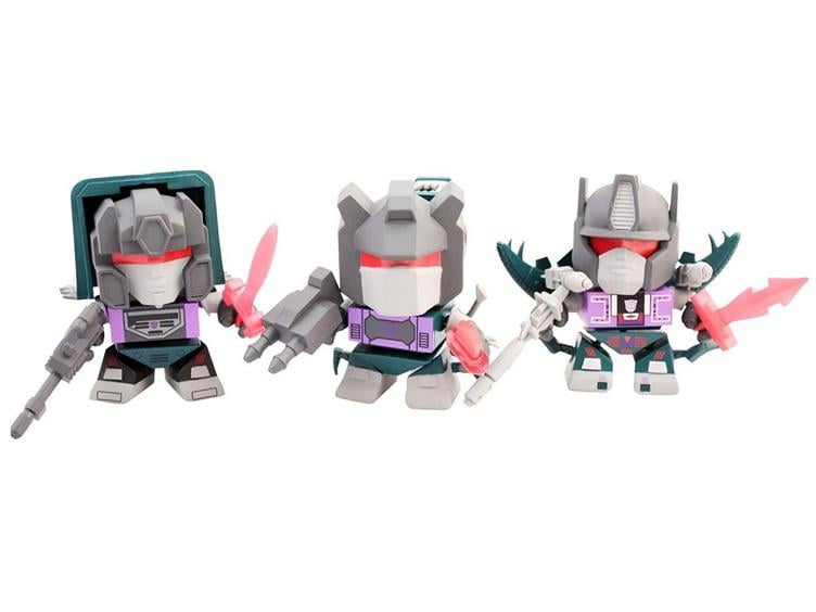 Transformers Shattered Glass Evil Dinobot 3" Figure Three Pack SDCC 2014 Exclusive Gallery Image 1