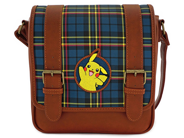 Pokemon Pikachu Plaid Crossbody Bag Gallery Image 1