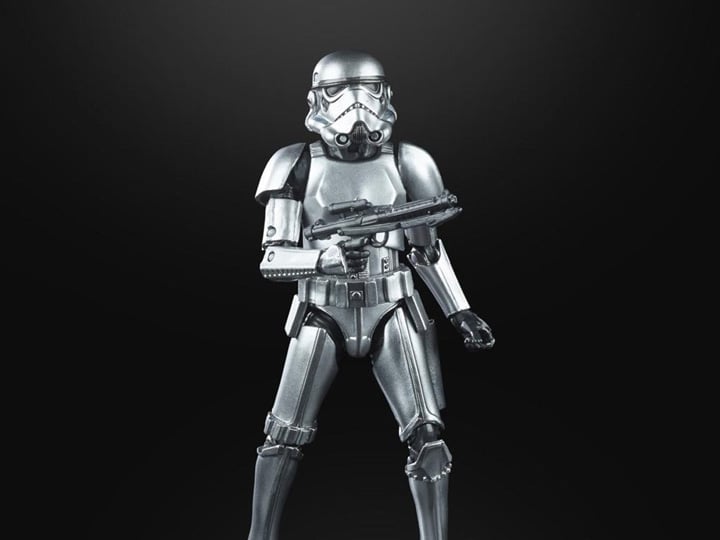 Star Wars: The Black Series 6" Stormtrooper (Carbonized) Action Figure Gallery Image 1