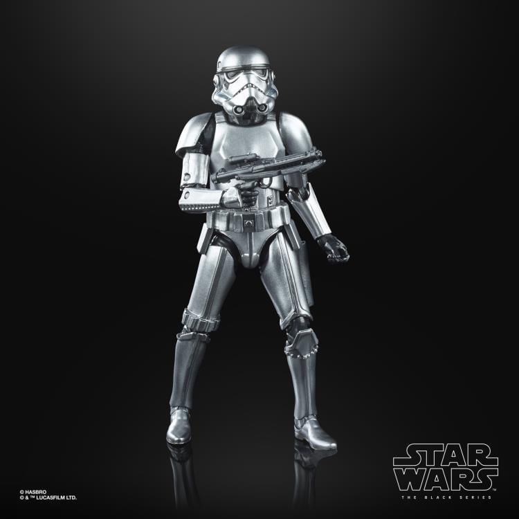 Star Wars: The Black Series 6" Stormtrooper (Carbonized) Action Figure Gallery Image 3