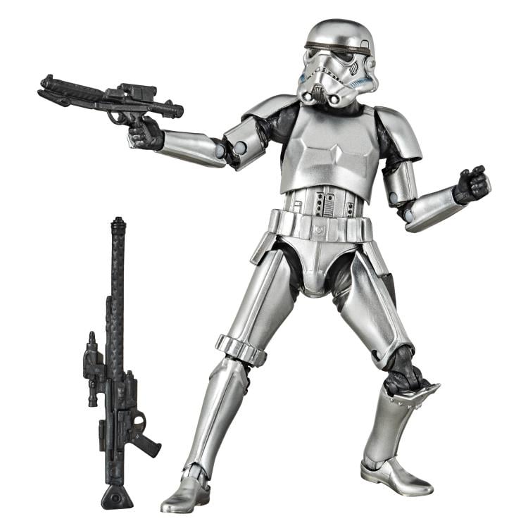 Star Wars: The Black Series 6" Stormtrooper (Carbonized) Action Figure Gallery Image 5