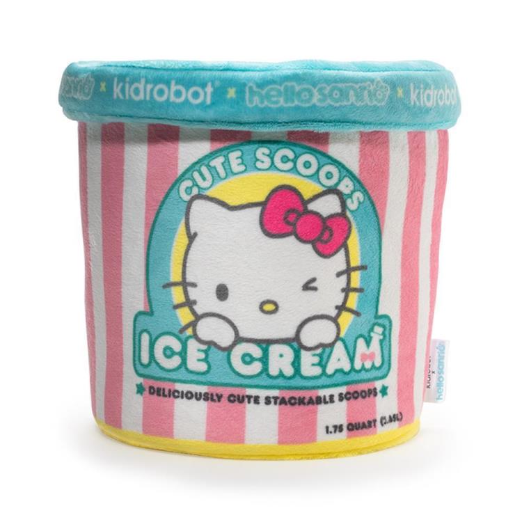 Hello Sanrio Ice Cream Cute Scoops Plush Gallery Image 3