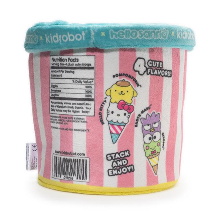 Hello Sanrio Ice Cream Cute Scoops Plush Gallery Image 4