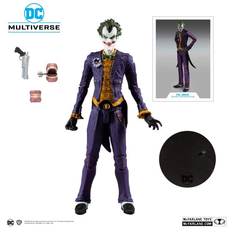 Batman: Arkham Asylum DC Multiverse The Joker Action Figure Gallery Image 7