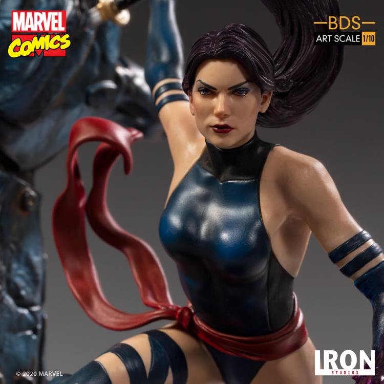 X-Men Battle Diorama Series Psylocke 1/10 Art Scale Limited Edition Statue Gallery Image 8
