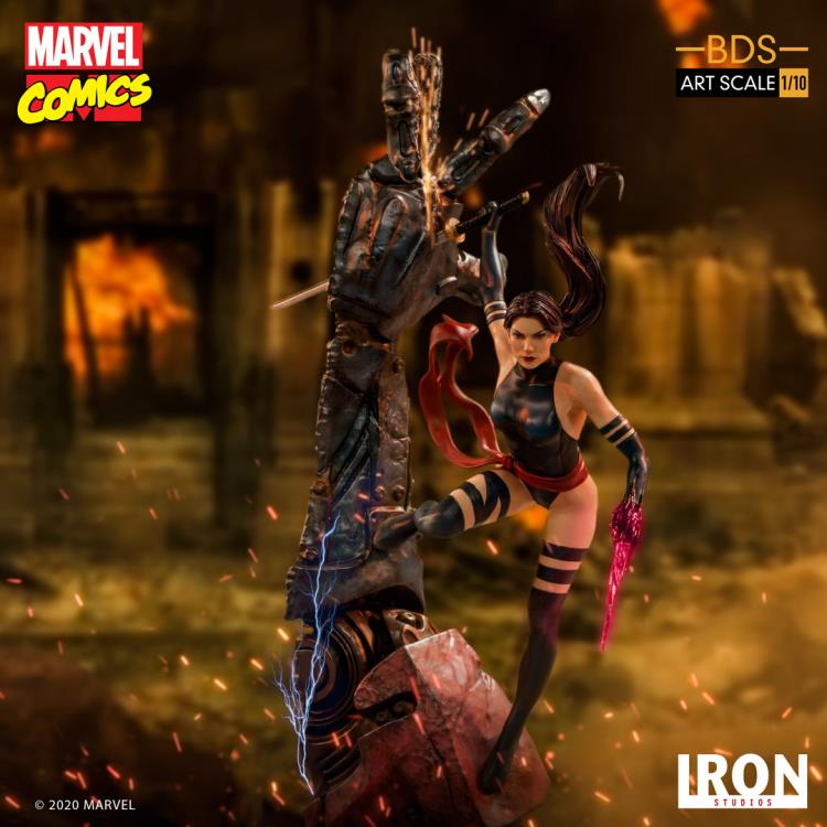 X-Men Battle Diorama Series Psylocke 1/10 Art Scale Limited Edition Statue Gallery Image 13