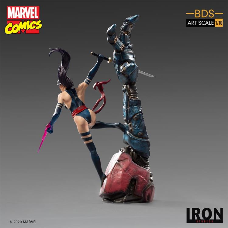 X-Men Battle Diorama Series Psylocke 1/10 Art Scale Limited Edition Statue Gallery Image 4