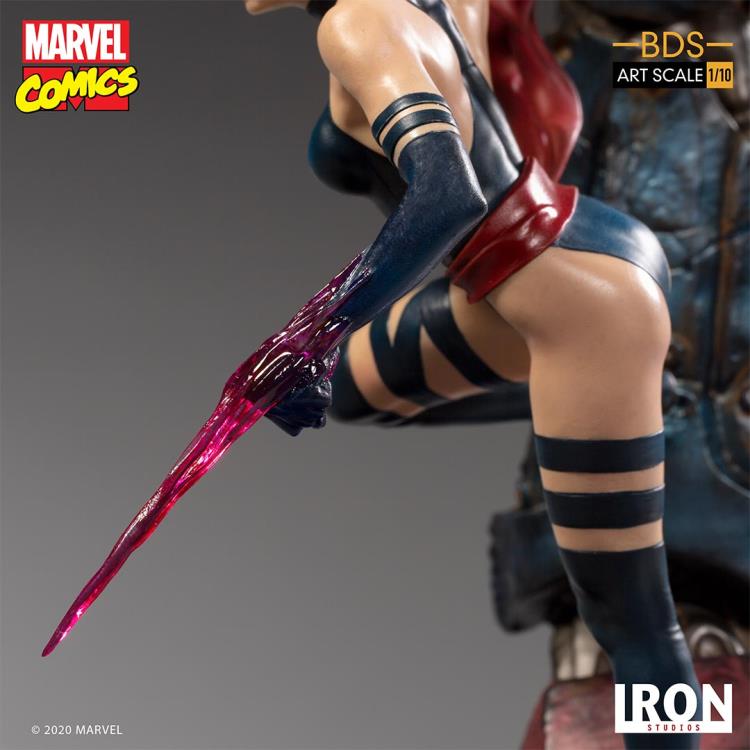 X-Men Battle Diorama Series Psylocke 1/10 Art Scale Limited Edition Statue Gallery Image 10