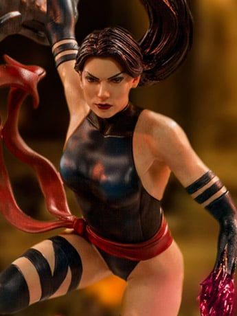 X-Men Battle Diorama Series Psylocke 1/10 Art Scale Limited Edition Statue Gallery Image 2