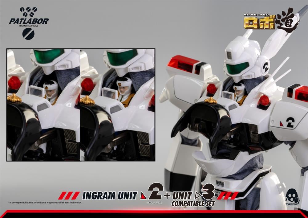 Patlabor ROBO-DOU Ingram Unit 2 1/35 Scale Figure + Unit 3 Compatible Set Gallery Image 20