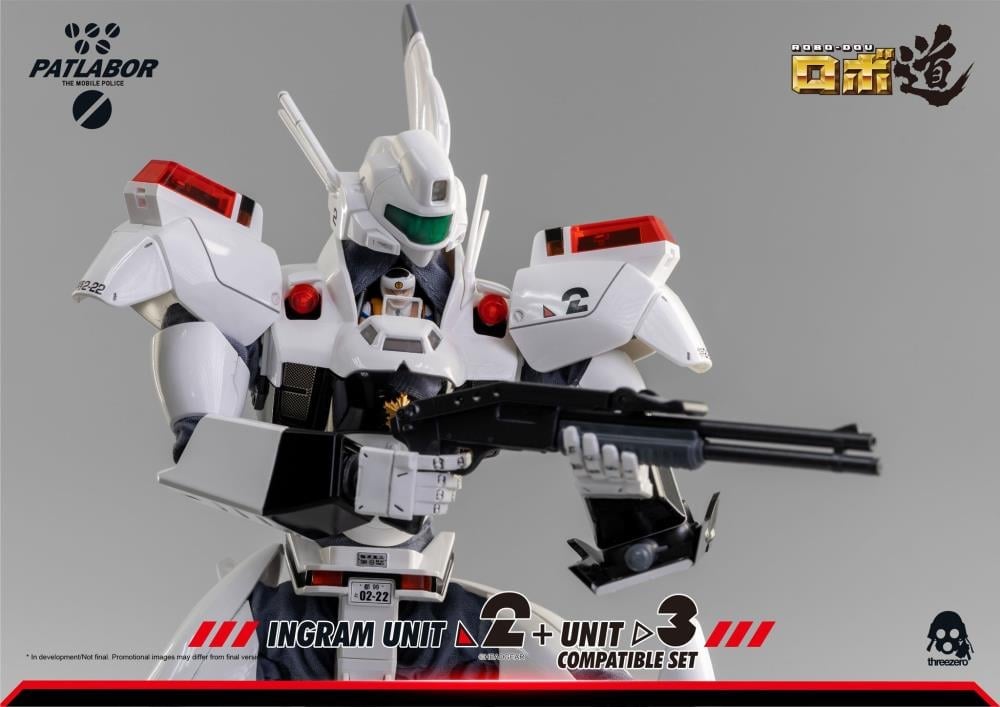 Patlabor ROBO-DOU Ingram Unit 2 1/35 Scale Figure + Unit 3 Compatible Set Gallery Image 18