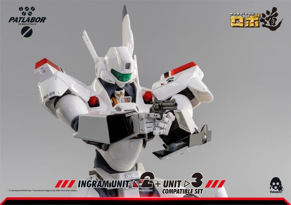 Patlabor ROBO-DOU Ingram Unit 2 1/35 Scale Figure + Unit 3 Compatible Set Gallery Image 19