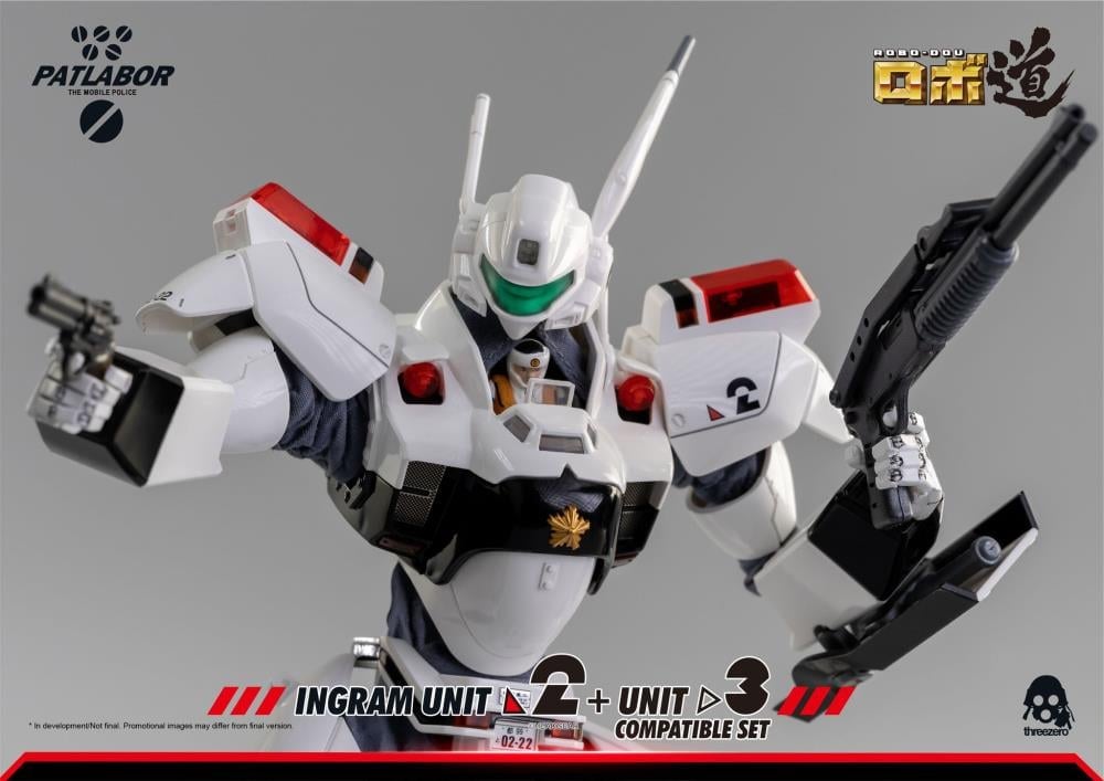 Patlabor ROBO-DOU Ingram Unit 2 1/35 Scale Figure + Unit 3 Compatible Set Gallery Image 17