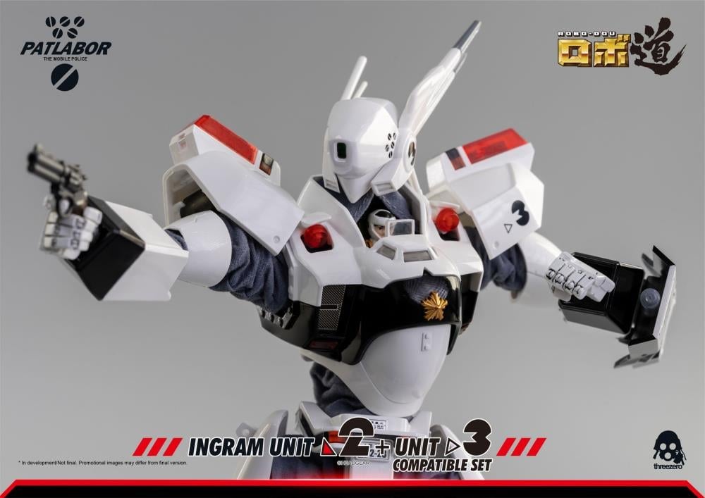 Patlabor ROBO-DOU Ingram Unit 2 1/35 Scale Figure + Unit 3 Compatible Set Gallery Image 16