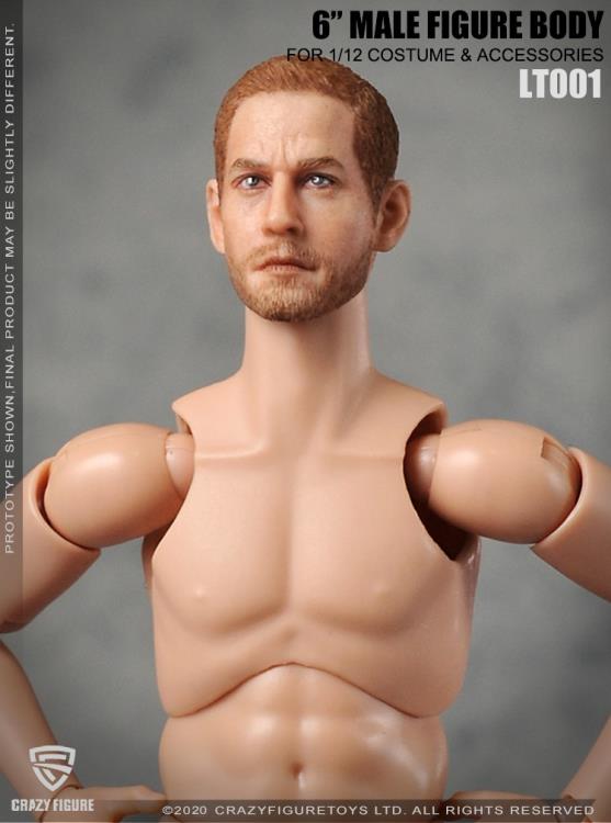 Multi Joint Movable 1/12 Scale Male Body With Neck (LT001) Gallery Image 10