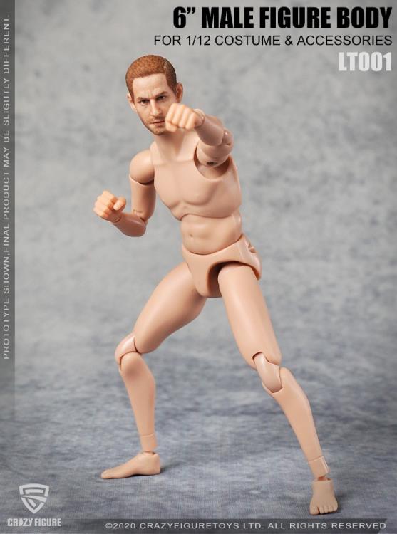 Multi Joint Movable 1/12 Scale Male Body With Neck (LT001) Gallery Image 6