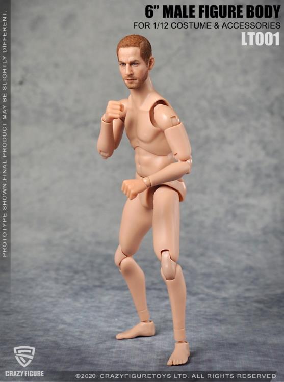 Multi Joint Movable 1/12 Scale Male Body With Neck (LT001) Gallery Image 9