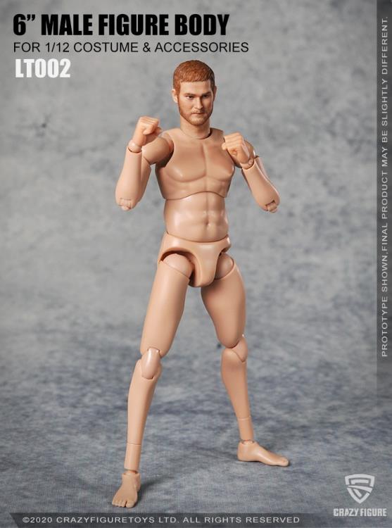 Multi Joint Movable 1/12 Scale Male Body With Neck (LT002) Gallery Image 8