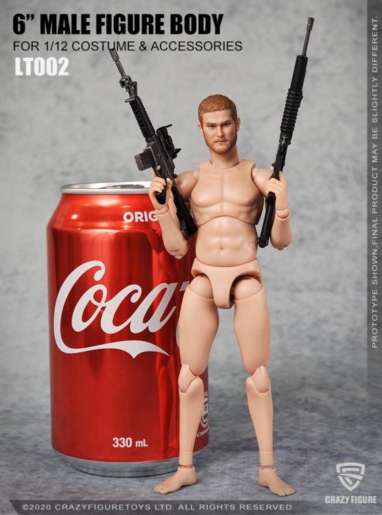 Multi Joint Movable 1/12 Scale Male Body With Neck (LT002) Gallery Image 15