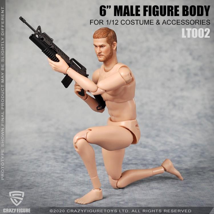 Multi Joint Movable 1/12 Scale Male Body With Neck (LT002) Gallery Image 4
