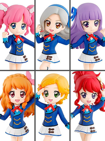 Aikatsu! MiMiCHeRi Lovely Party Collection Box of 6 Exclusive Figures