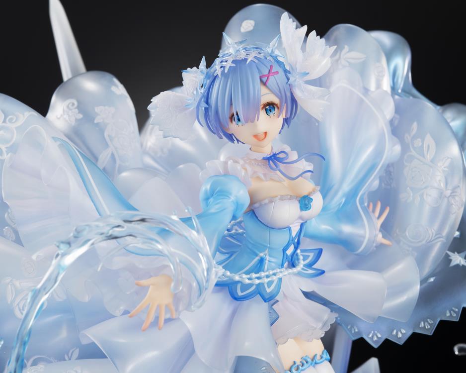 Re:Zero Starting Life in Another World Rem (Crystal Dress Ver.) 1/7 Scale Shibuya Scramble Figure Gallery Image 6