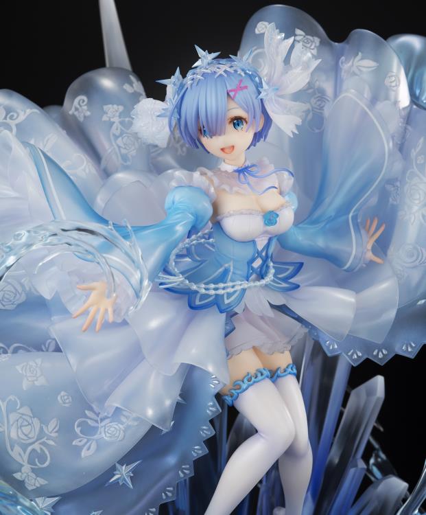 Re:Zero Starting Life in Another World Rem (Crystal Dress Ver.) 1/7 Scale Shibuya Scramble Figure Gallery Image 7