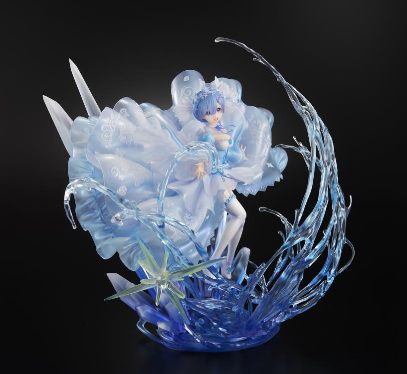 Re:Zero Starting Life in Another World Rem (Crystal Dress Ver.) 1/7 Scale Shibuya Scramble Figure Gallery Image 5