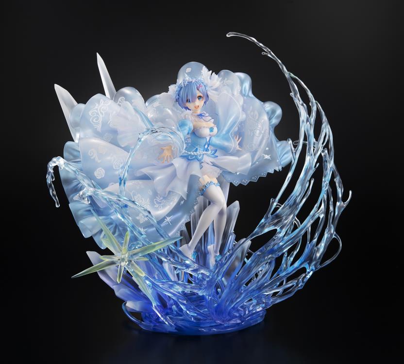 Re:Zero Starting Life in Another World Rem (Crystal Dress Ver.) 1/7 Scale Shibuya Scramble Figure Gallery Image 3