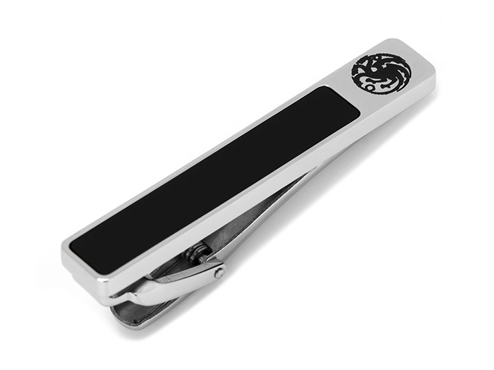 Game of Thrones Targaryen Onyx Tie Clip Gallery Image 1