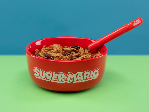 Super Mario Bros. Breakfast Bowl & Spoon Set Gallery Image 3