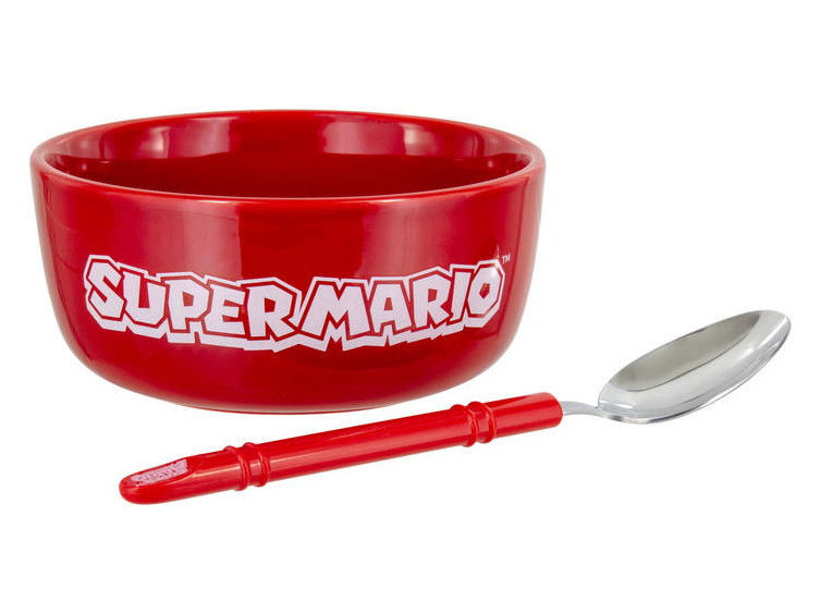 Super Mario Bros. Breakfast Bowl & Spoon Set Gallery Image 5