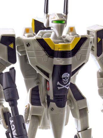 Macross Saga Retro Transformable Collection VF-1S (Roy Focker) Variable Fighter 1/100 Scale Figure Gallery Image 2