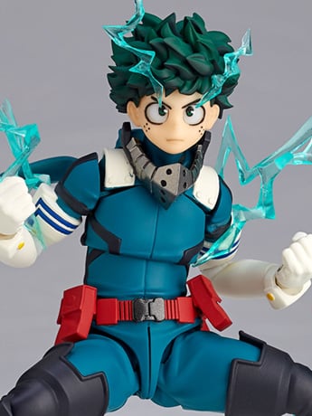 My Hero Academia Amazing Yamaguchi Revoltech No.018 Izuku Midoriya Action Figure Gallery Image 2