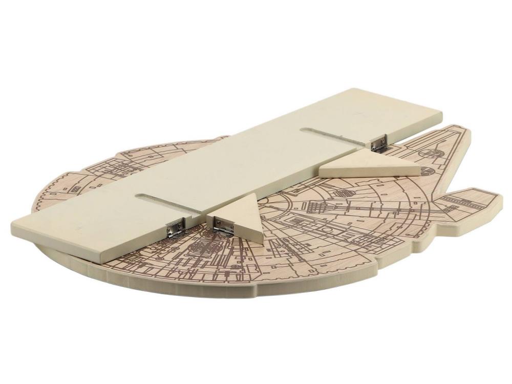 Star Wars Millennium Falcon Die Cut Wooden Shelf Gallery Image 6
