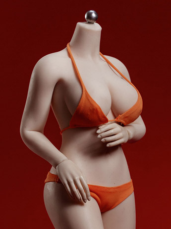 Super-Flexible Female Seamless 1/6 Scale Suntan Large Bust Body (S39A) Gallery Image 2