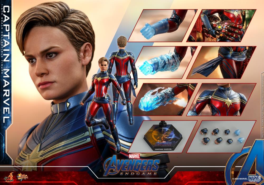 Avengers: Endgame MMS575 Captain Marvel 1/6th Scale Collectible Figure Gallery Image 10