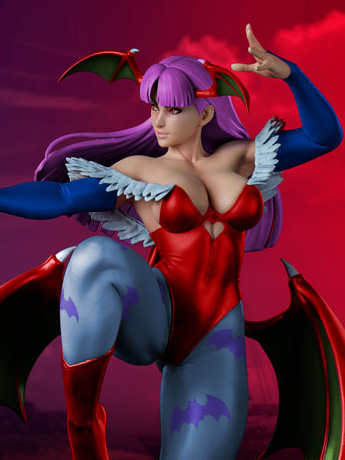 Street Fighter V Chun-Li: Morrigan Player 2 (Season Pass) 1/4 Scale Collector Edition Statue Gallery Image 2