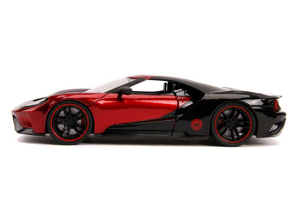 Marvel Hollywood Rides Miles Morales & 2017 Ford GT 1/24 Scale Vehicle Gallery Image 6